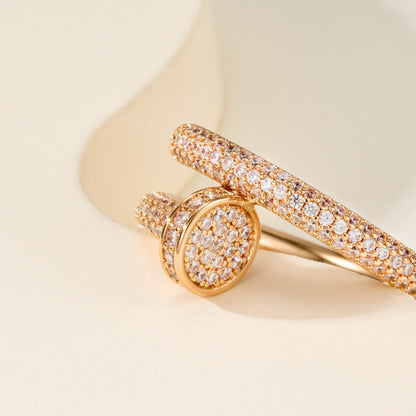 [Rosla]JUSTE RING 2.6MM FULL DIAMOND