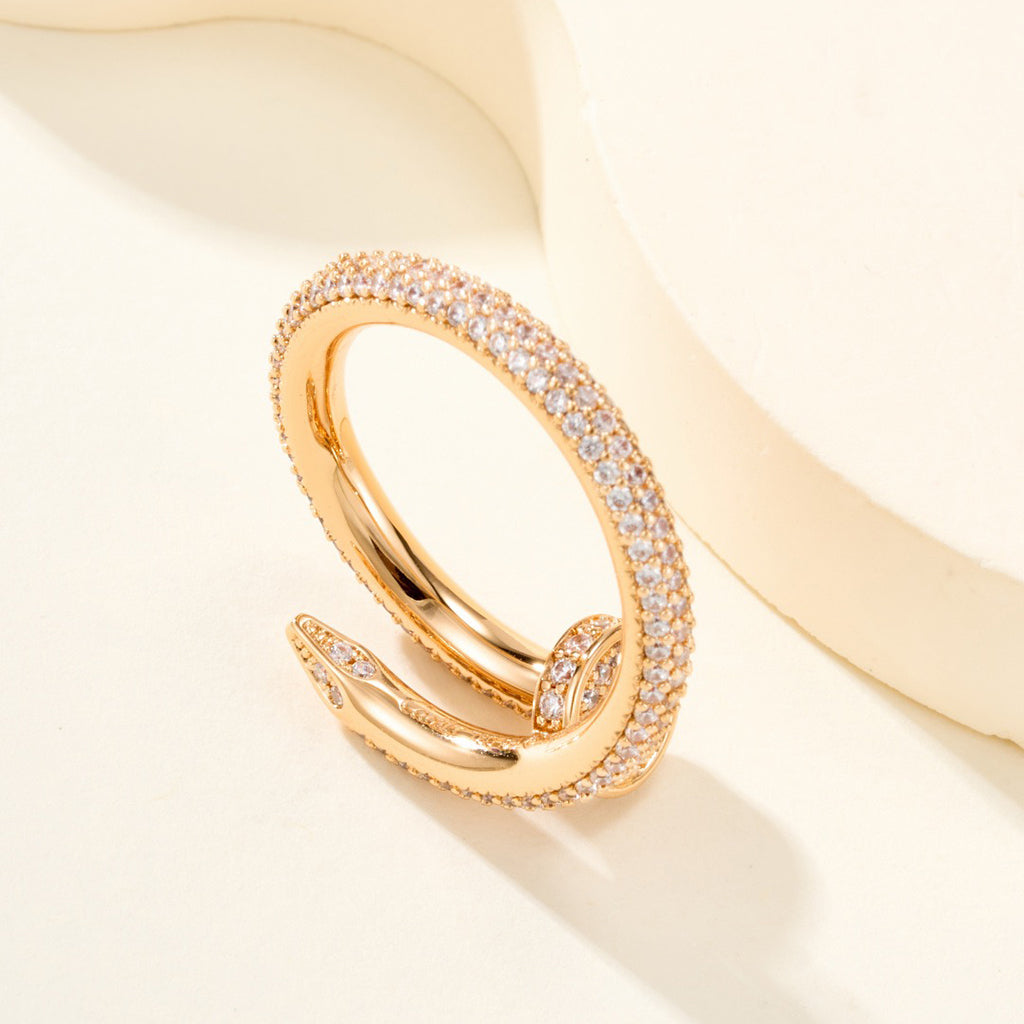 [Rosla]JUSTE RING 2.6MM FULL DIAMOND