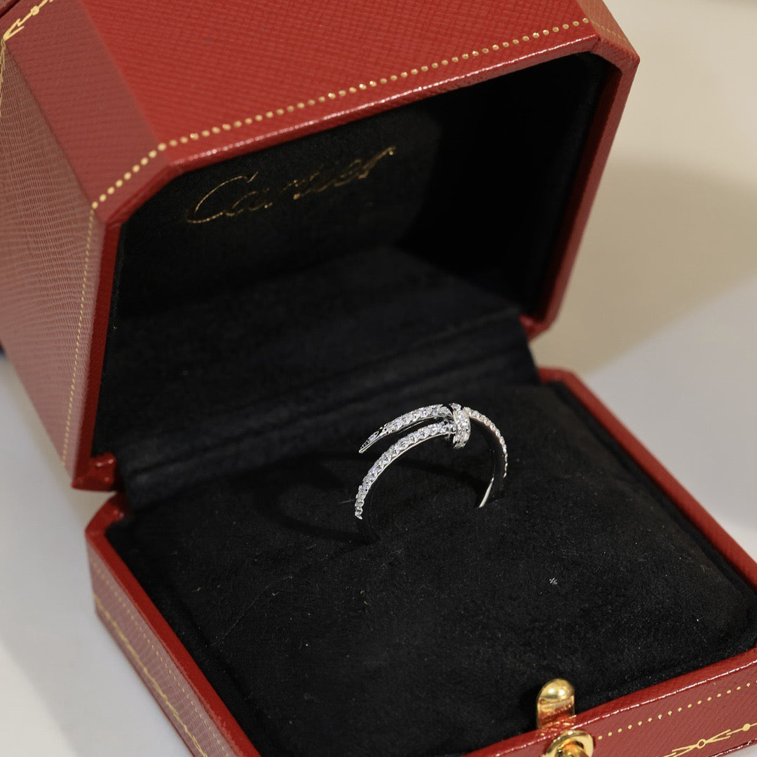 [Rosla]JUSTE 1.8MM FULL DIAMOND RING