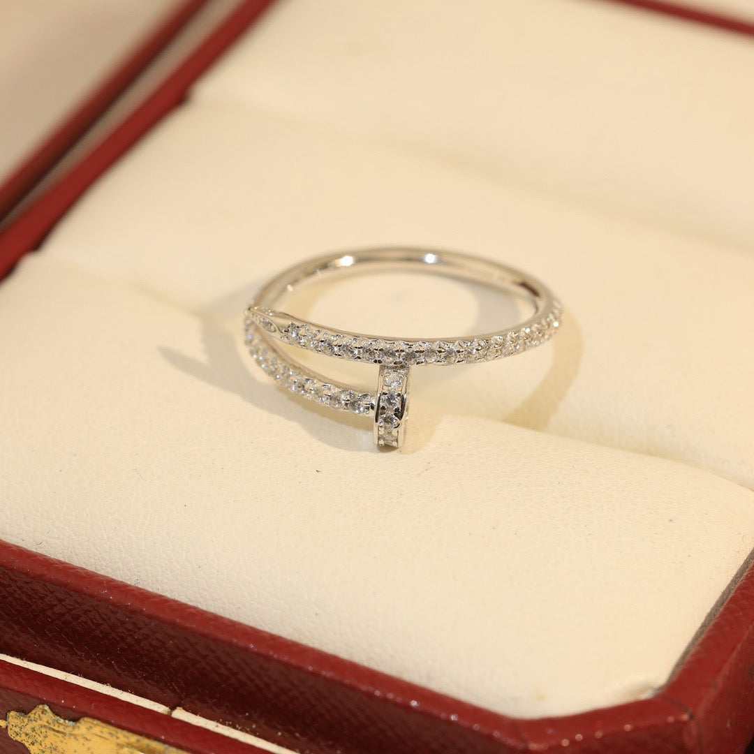 [Rosla]JUSTE 1.8MM FULL DIAMOND RING