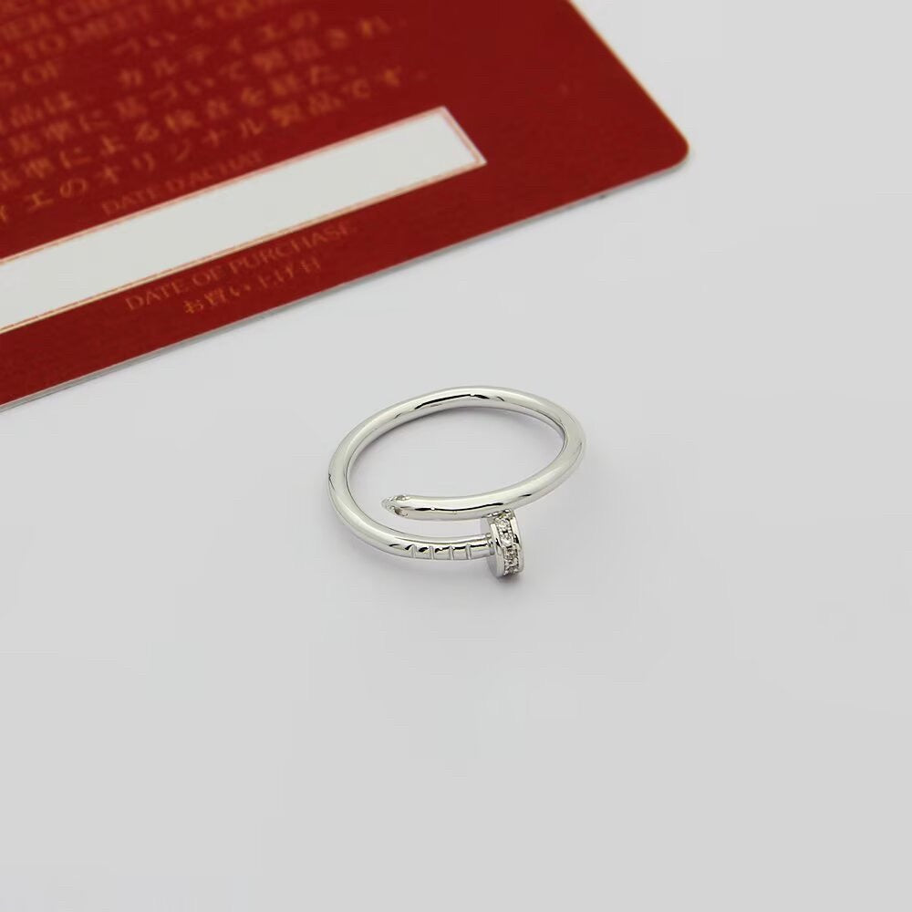 [Rosla]JUSTE 1.8MM HALF DIAMOND RING