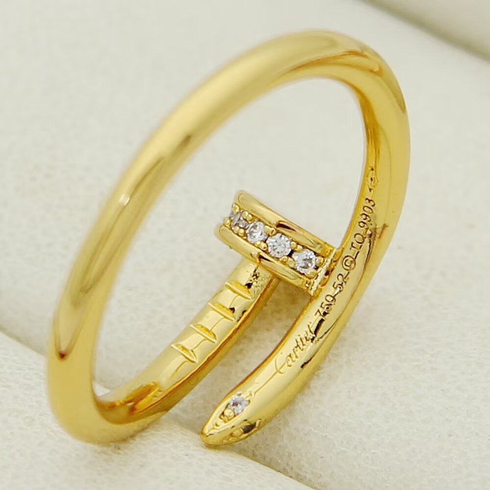 [Rosla]JUSTE 1.8MM HALF DIAMOND RING