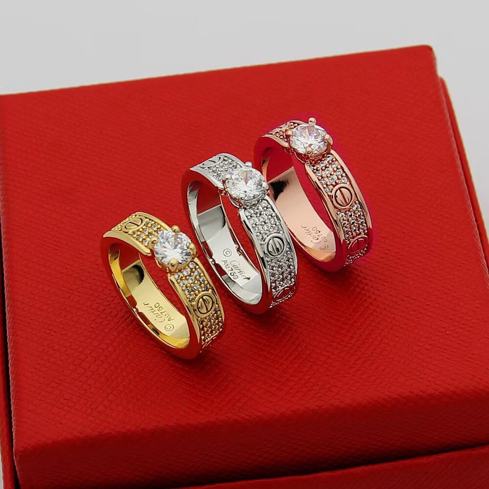 [Rosla]LOVE RING 3.6MM 1 BIG DIAMOND FULL DIAMOND