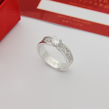 [Rosla]LOVE RING 3.6MM 1 BIG DIAMOND FULL DIAMOND