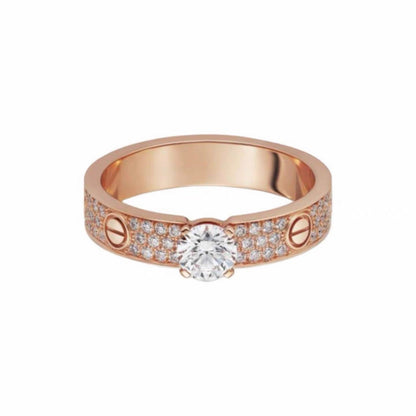 [Rosla]LOVE RING 3.6MM 1 BIG DIAMOND FULL DIAMOND