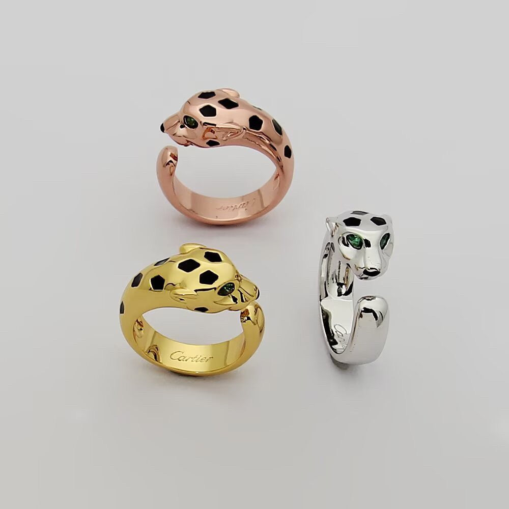 [Rosla]PANTHERE SPOTTED MEDIUM RING