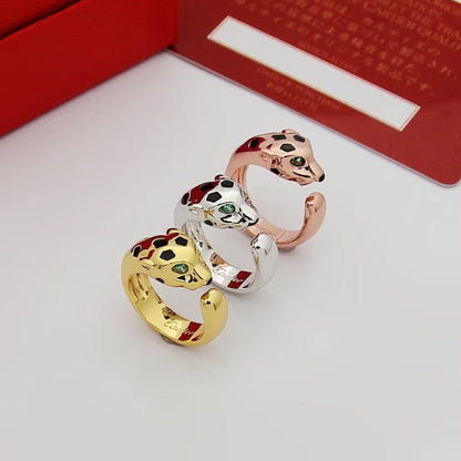 [Rosla]PANTHERE SPOTTED MEDIUM RING