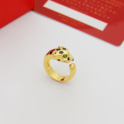 [Rosla]PANTHERE SPOTTED MEDIUM RING