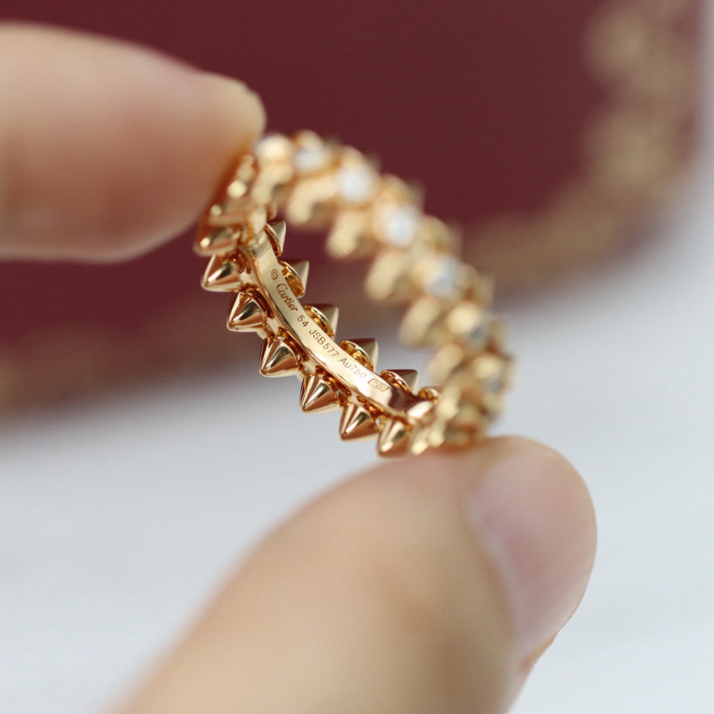 [Rosla]CLASH 6.8MM DIAMOND MEDIUM RING