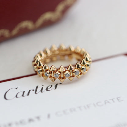 [Rosla]CLASH 6.8MM DIAMOND MEDIUM RING