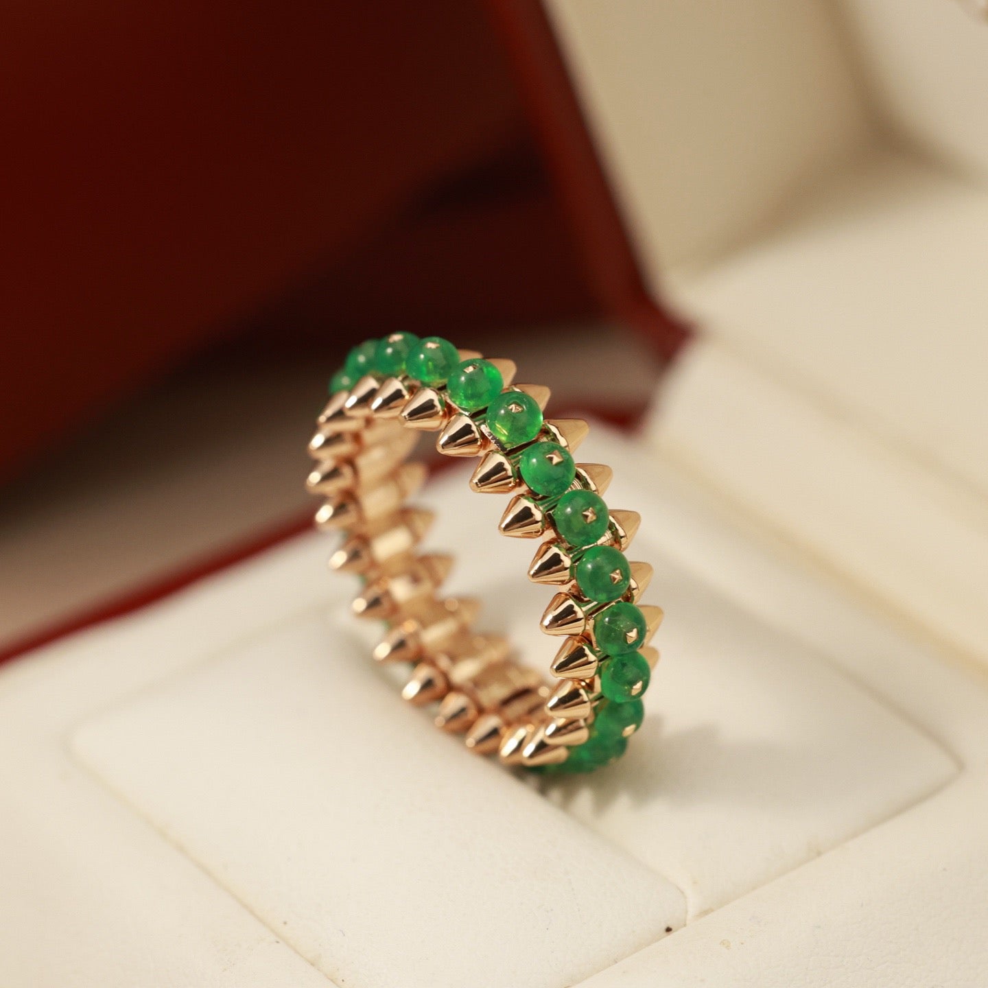 [Rosla]CLASH 7.9MM AGATE CHALCEDONY RING