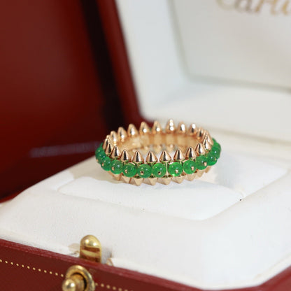 [Rosla]CLASH 7.9MM AGATE CHALCEDONY RING