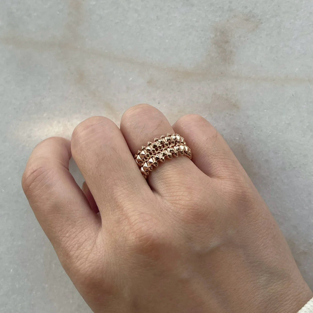 [Rosla]CLASH 9.2MM DOUBLE ROW RING