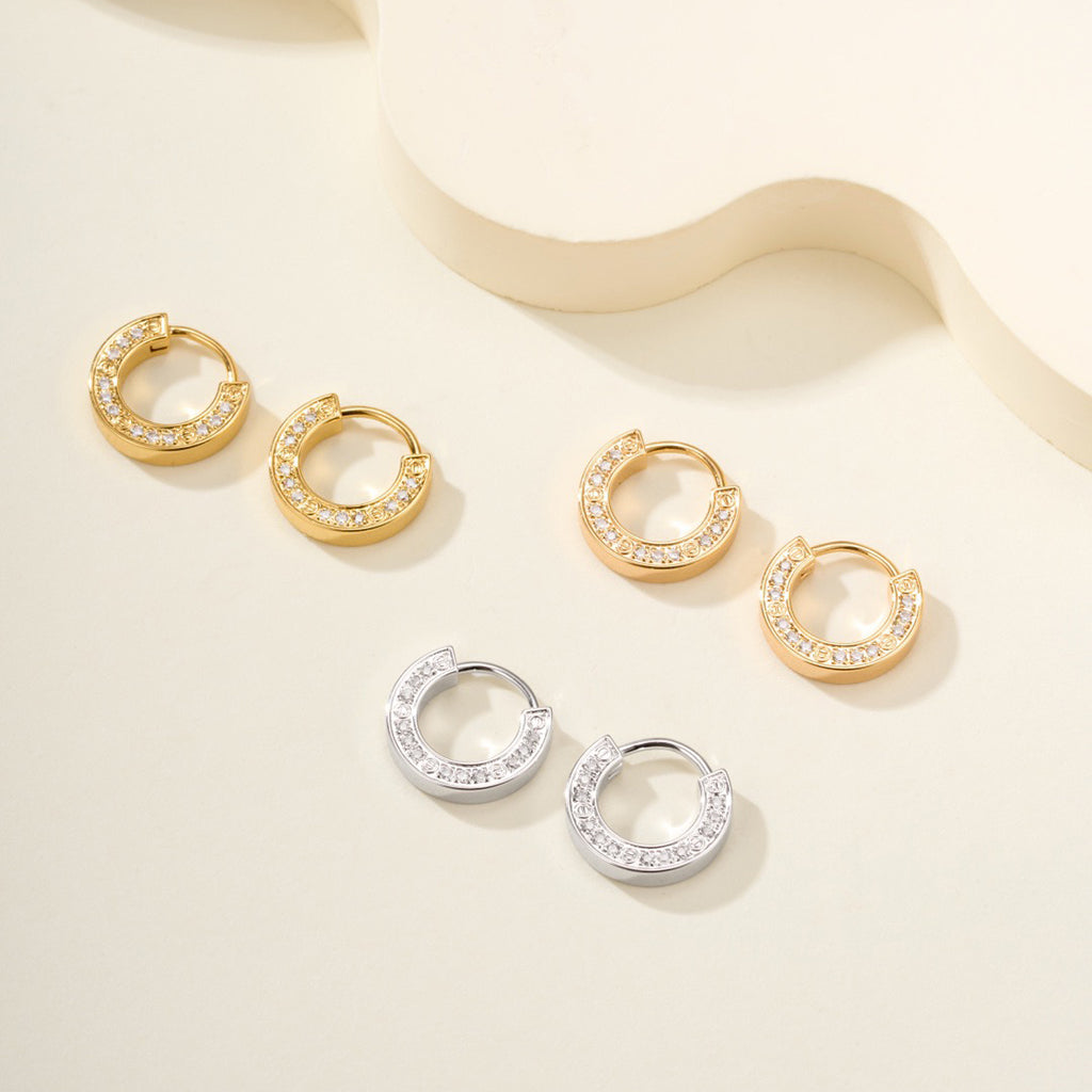 [Rosla]LOVE DIAMOND EARRINGS