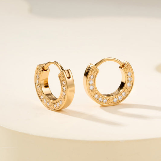 [Rosla]LOVE DIAMOND EARRINGS