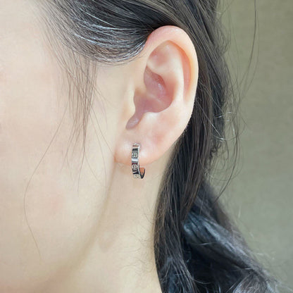 [Rosla]LOVE EARRINGS 2.65 MM NO DIAMOND SMALL