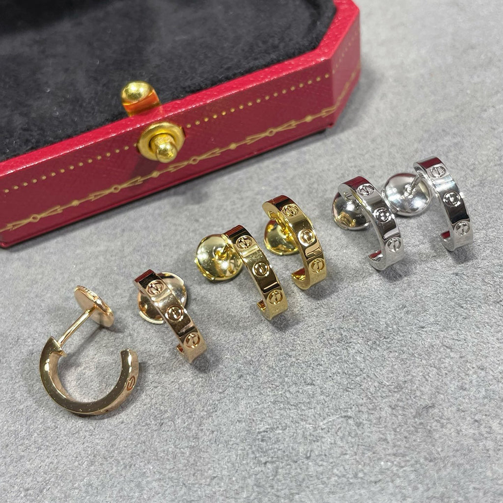 [Rosla]LOVE EARRINGS 2.65 MM NO DIAMOND SMALL