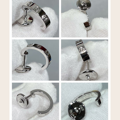 [Rosla]LOVE EARRINGS 2.65 MM NO DIAMOND SMALL