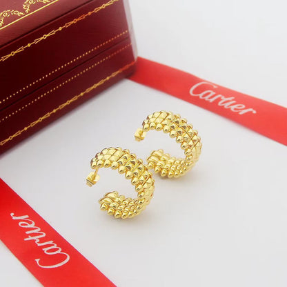 [Rosla]CLASH 9.2MM DOUBLE ROW EARRINGS