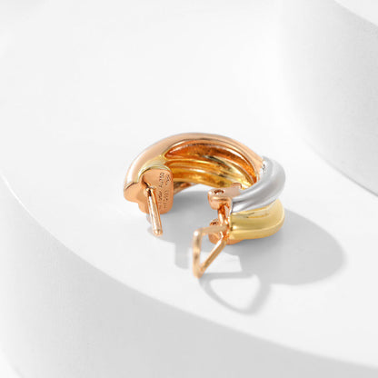 [Rosla]TRINITY ON DIAMOND CLASSIC EARRINGS