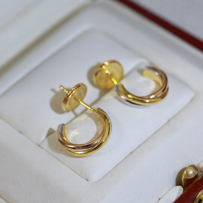 [Rosla]TRINITY ON DIAMOND MINI EARRINGS
