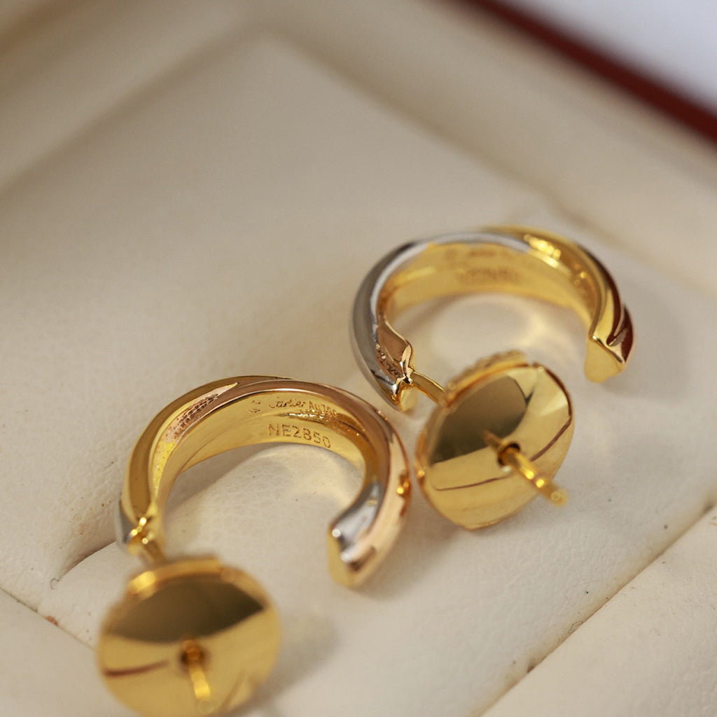 [Rosla]TRINITY ON DIAMOND MINI EARRINGS
