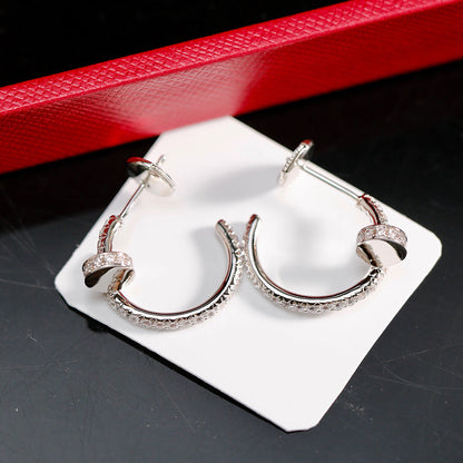 [Rosla]JUSTE FULL DIAMOND SMALL EARRINGS