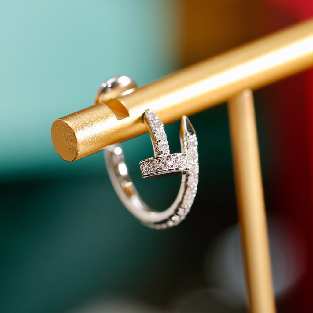 [Rosla]JUSTE FULL DIAMOND SMALL EARRINGS