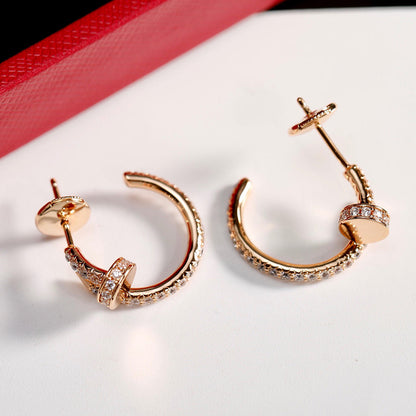 [Rosla]JUSTE FULL DIAMOND SMALL EARRINGS