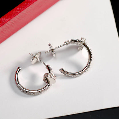 [Rosla]JUSTE FULL DIAMOND SMALL EARRINGS