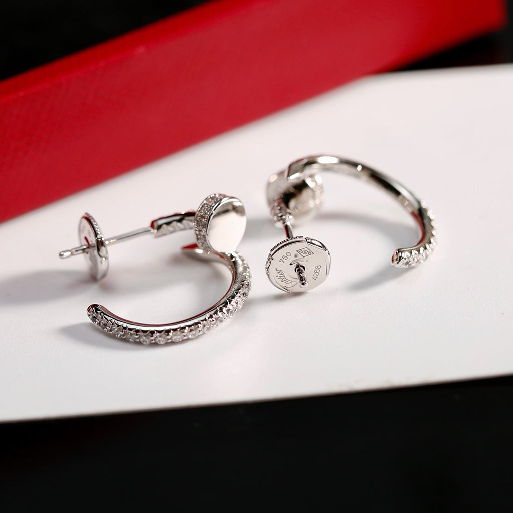 [Rosla]JUSTE FULL DIAMOND SMALL EARRINGS