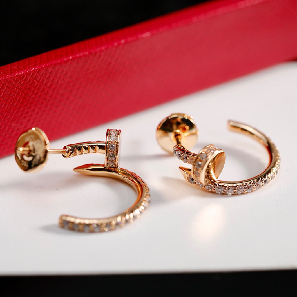 [Rosla]JUSTE FULL DIAMOND SMALL EARRINGS