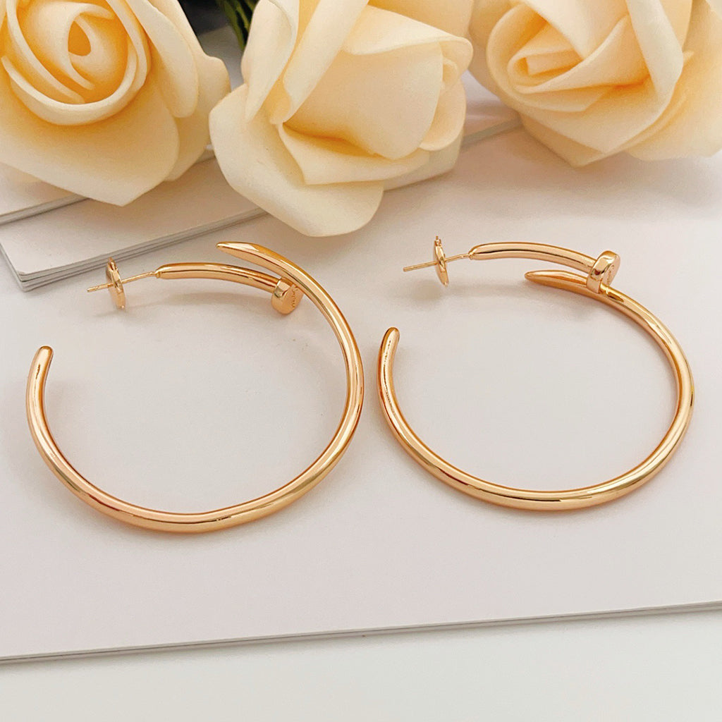[Rosla]JUSTE NO DIAMOND LARGE EARRINGS
