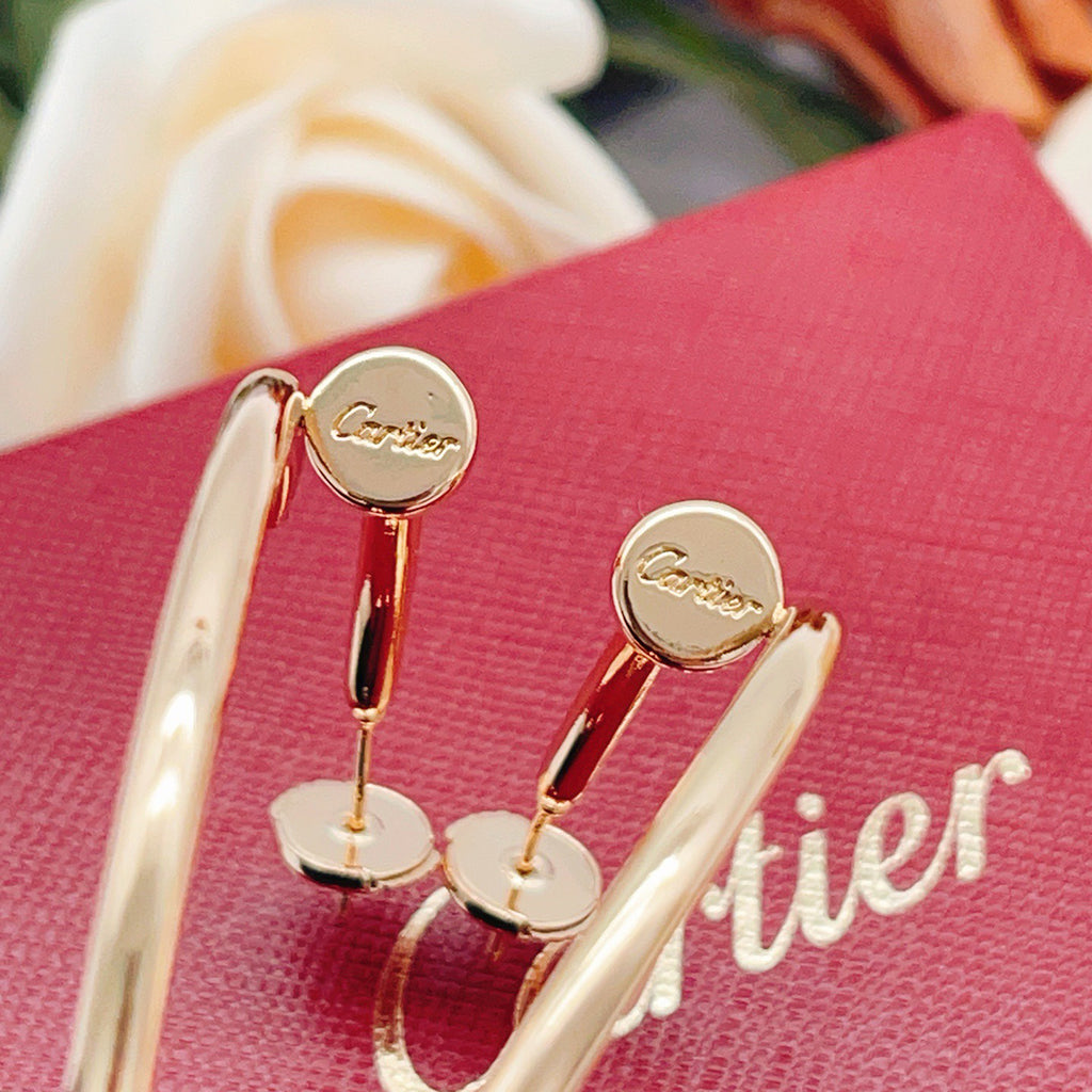 [Rosla]JUSTE NO DIAMOND LARGE EARRINGS