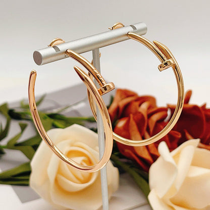 [Rosla]JUSTE NO DIAMOND LARGE EARRINGS