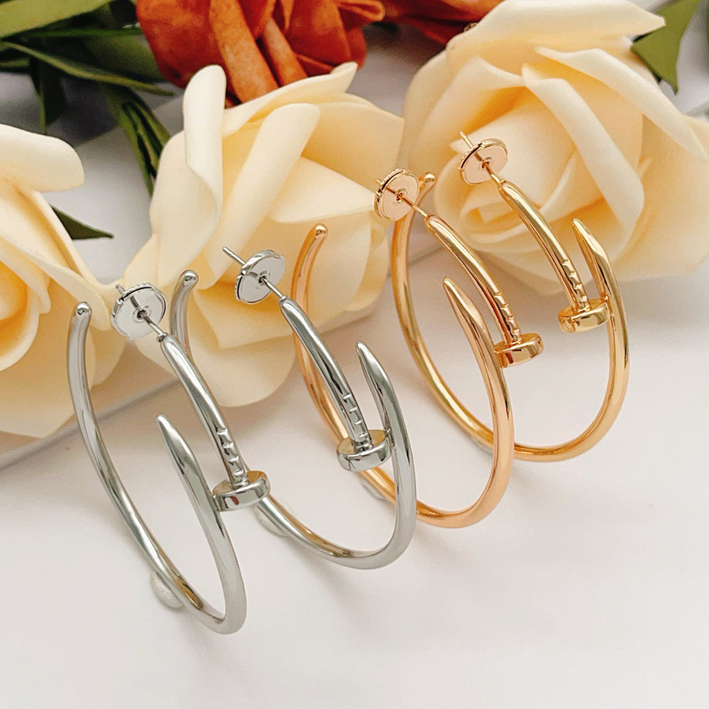 [Rosla]JUSTE NO DIAMOND LARGE EARRINGS