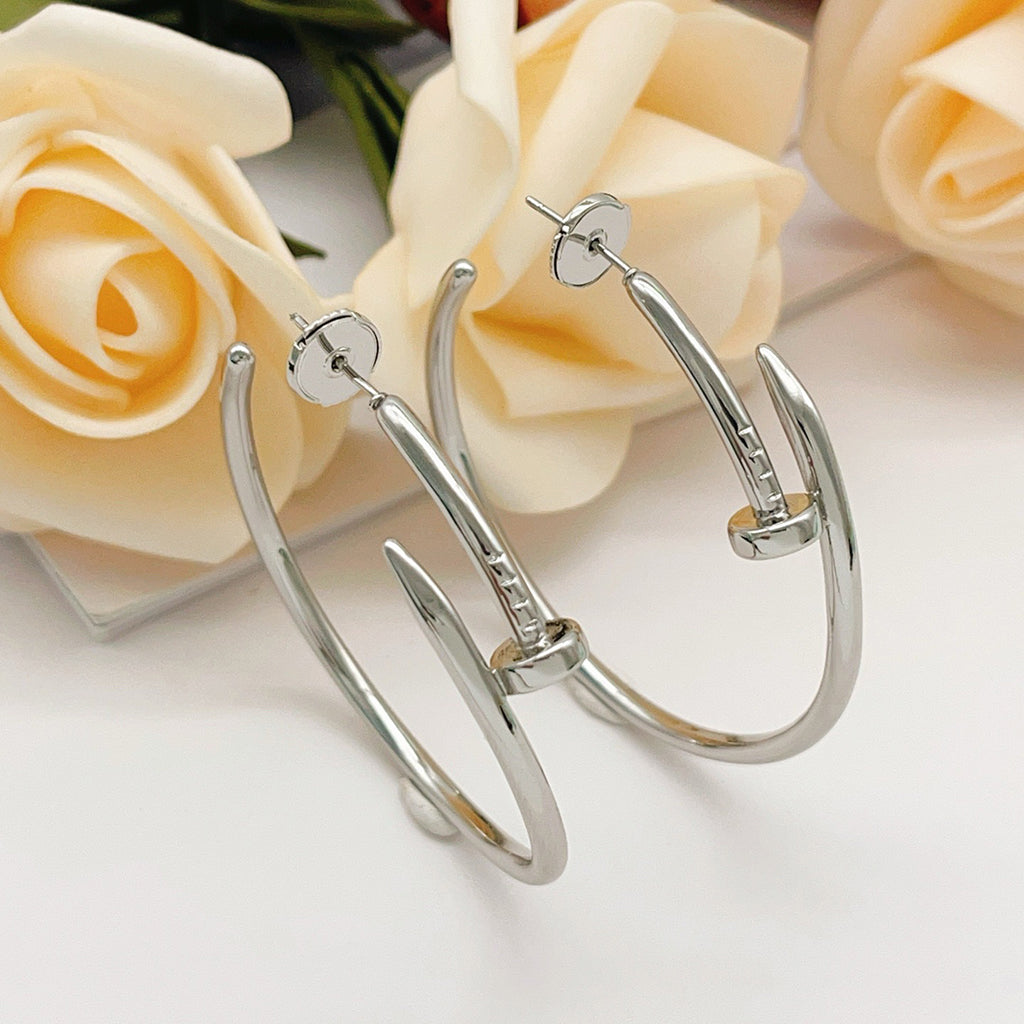 [Rosla]JUSTE NO DIAMOND LARGE EARRINGS