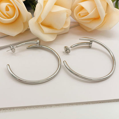 [Rosla]JUSTE NO DIAMOND LARGE EARRINGS