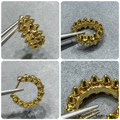 [Rosla]CLASH MINI HOOP EARRINGS