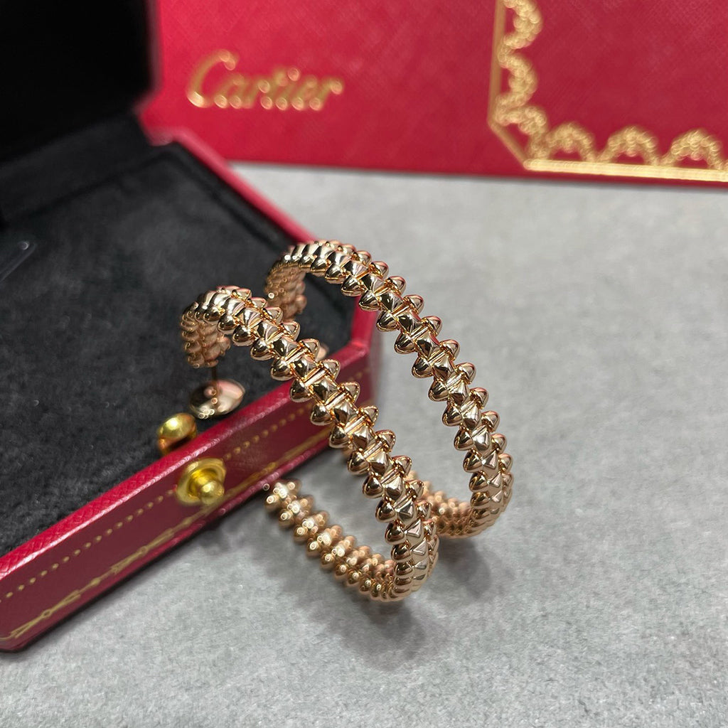 [Rosla]CLASH HOOP LARGE EARRINGS
