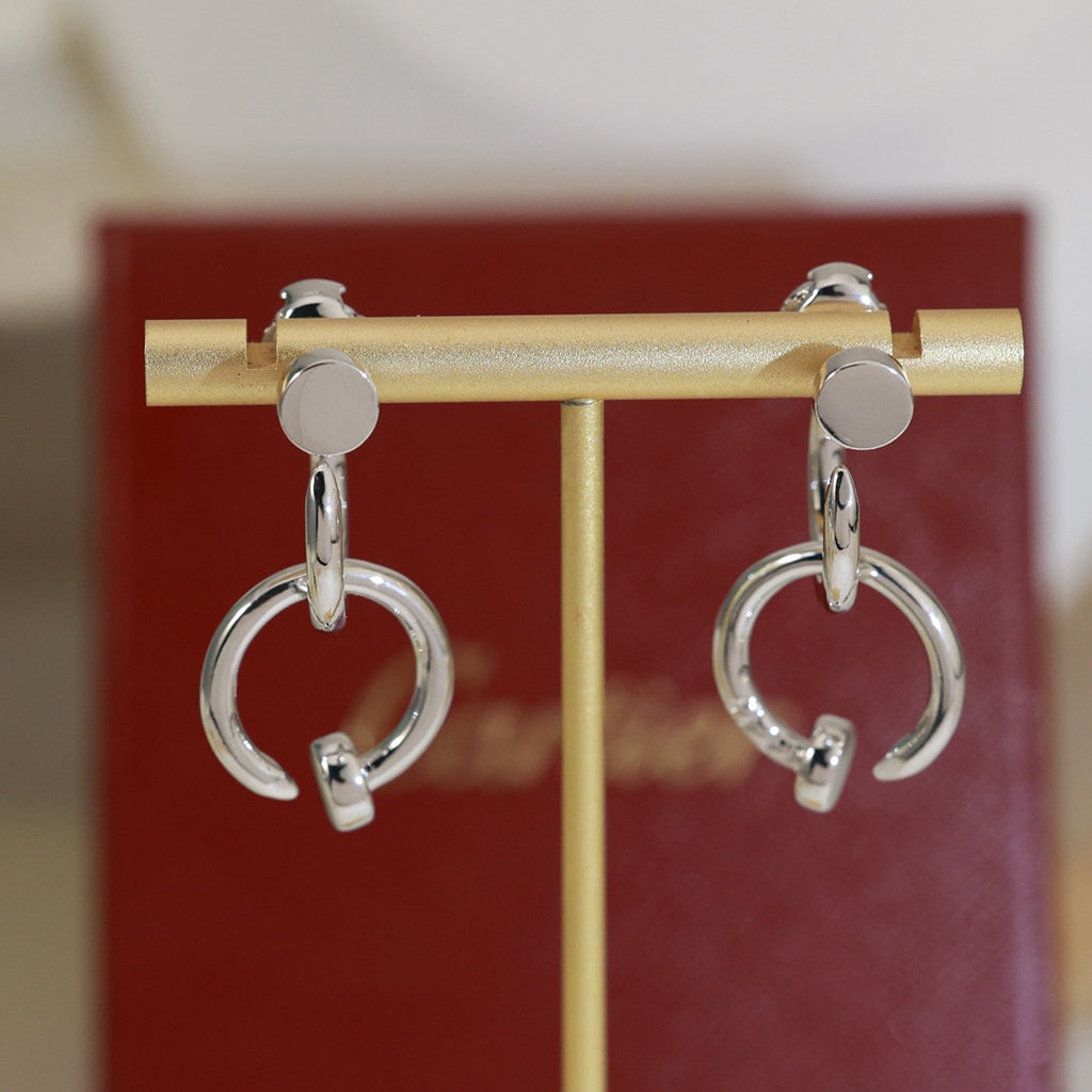 [Rosla]JUSTE NO DIAMOND DOUBLE EARRINGS