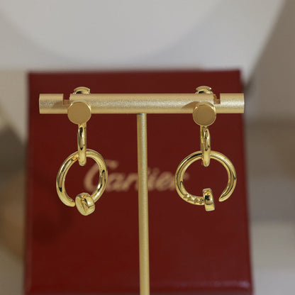 [Rosla]JUSTE NO DIAMOND DOUBLE EARRINGS