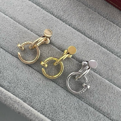 [Rosla]JUSTE NO DIAMOND DOUBLE EARRINGS