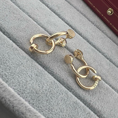 [Rosla]JUSTE NO DIAMOND DOUBLE EARRINGS