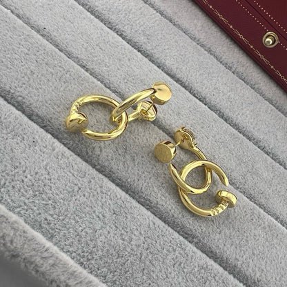 [Rosla]JUSTE NO DIAMOND DOUBLE EARRINGS
