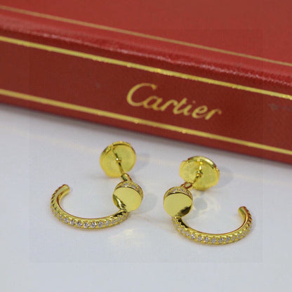 [Rosla]JUSTE FULL DIAMOND DOUBLE EARRINGS