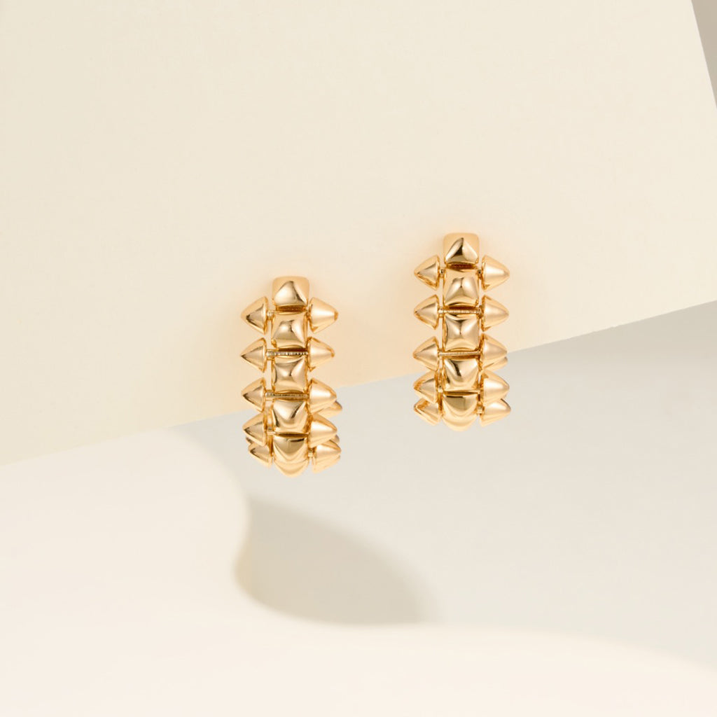 [Rosla]CLASH MINI HOOP EARRINGS