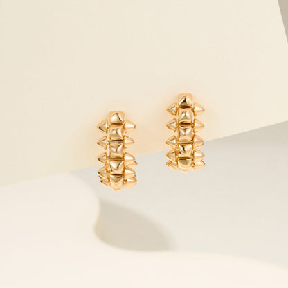 [Rosla]CLASH MINI HOOP EARRINGS