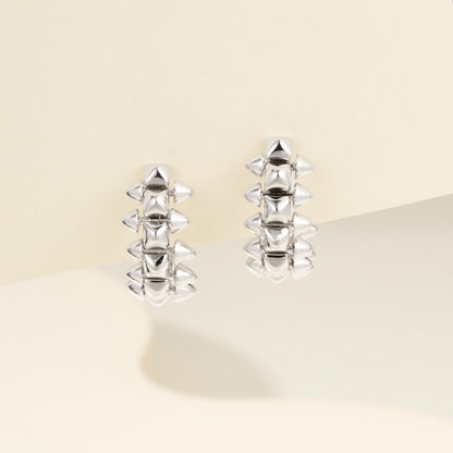 [Rosla]CLASH MINI HOOP EARRINGS