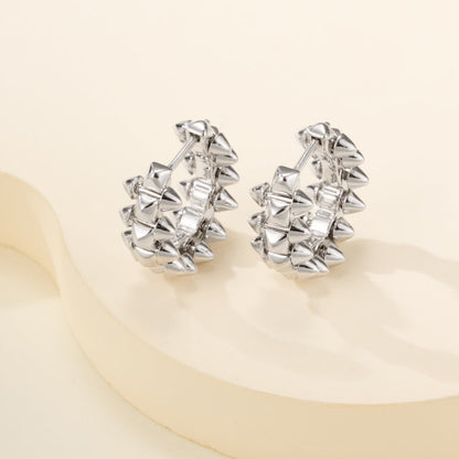 [Rosla]CLASH MINI HOOP EARRINGS